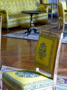 Versailles, Ile-de-France, France, palace, The Grand Trianon,  yellow room